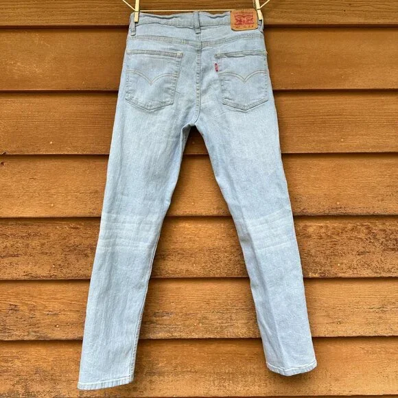 Levi’s 502 Boys Regular Taper Light Blue Jeans Size 16 - Picture 8 of 12